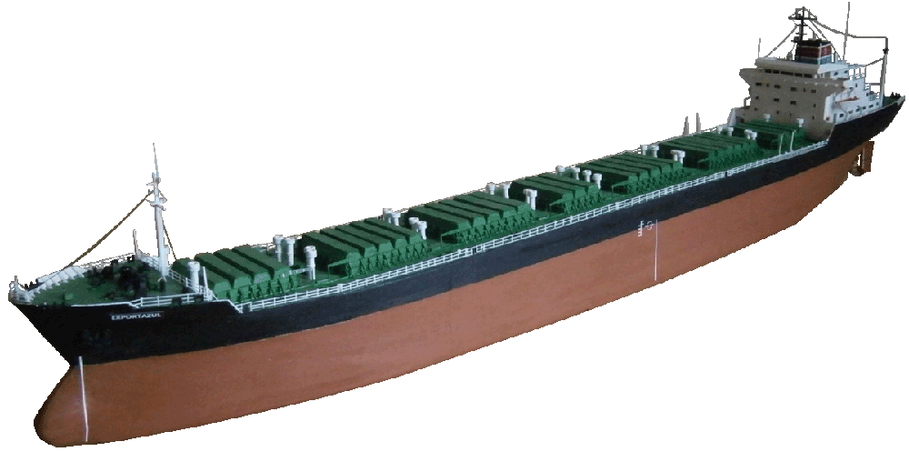 Exportazul - Vessel model by E. Snchez Cimiano