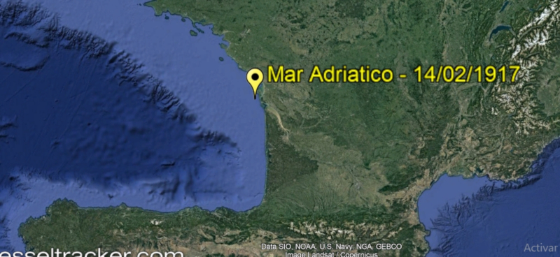 Mar Adriatico - Hundimiento por A. Mantilla